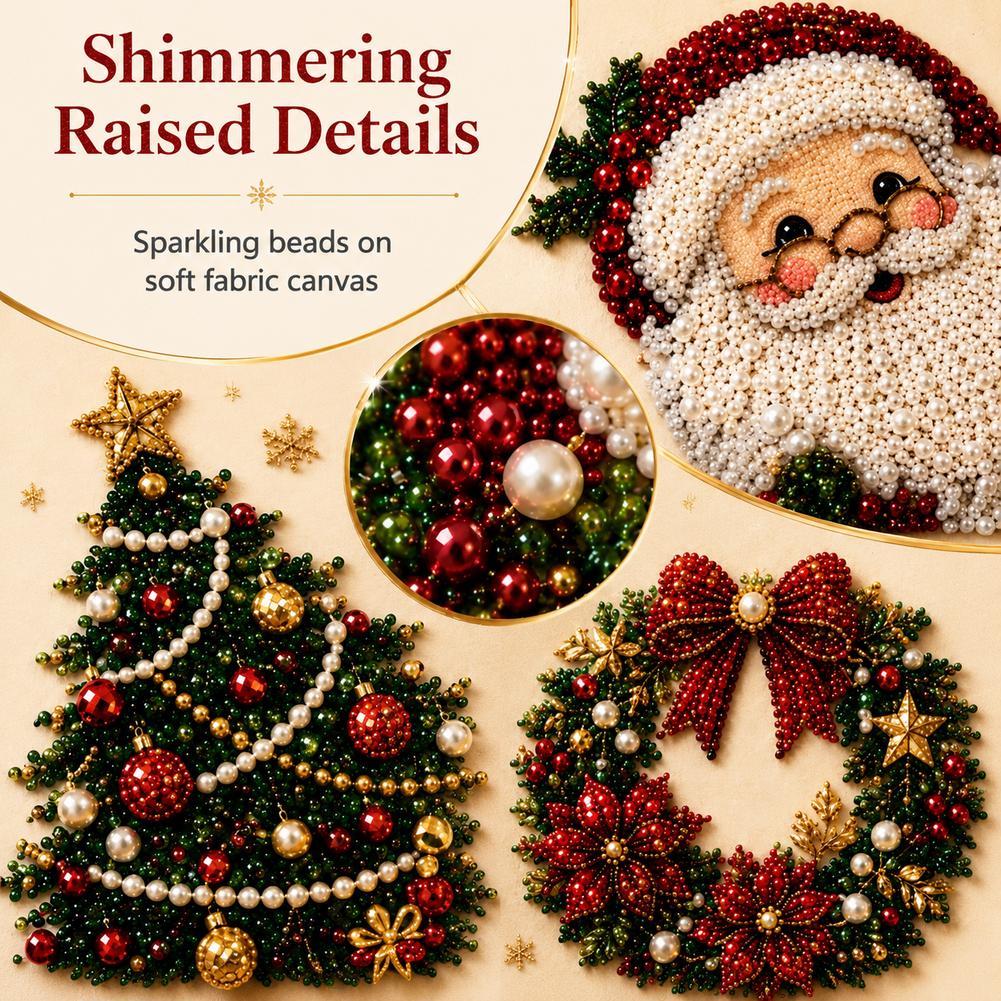 Christmas Santa Claus Pearl Ar - Resin Art Work ulasan dan harga