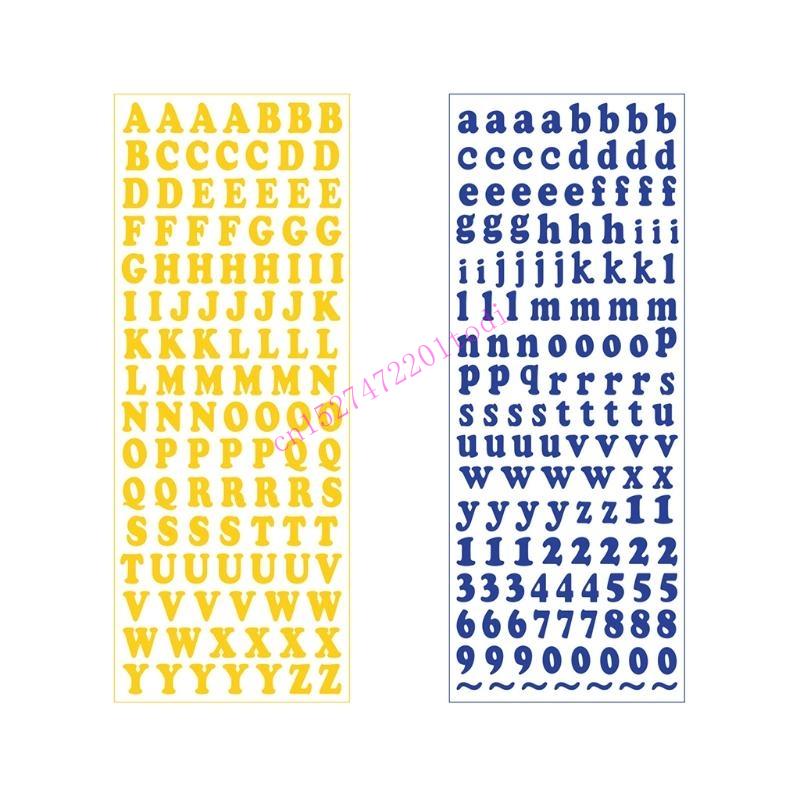 M76B Letters Numbers Stickers  - Resin Art Equipment ulasan dan harga