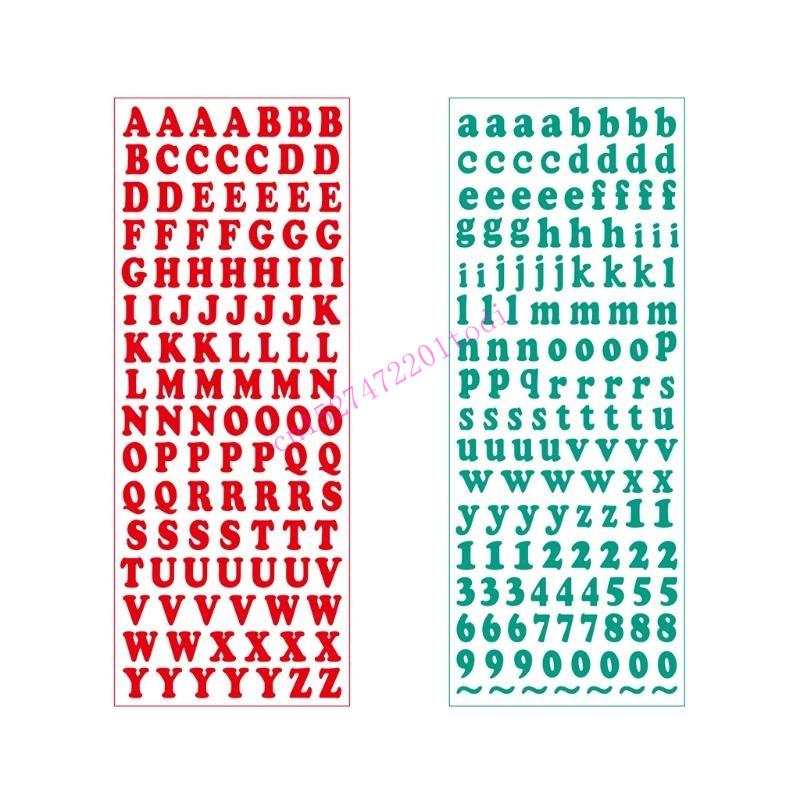 M76B Letters Numbers Stickers  - Resin Art Equipment ulasan dan harga