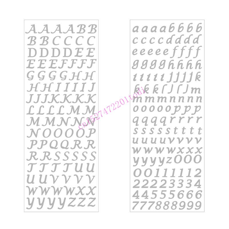 M76B Letters Numbers Stickers  - Resin Art Equipment ulasan dan harga