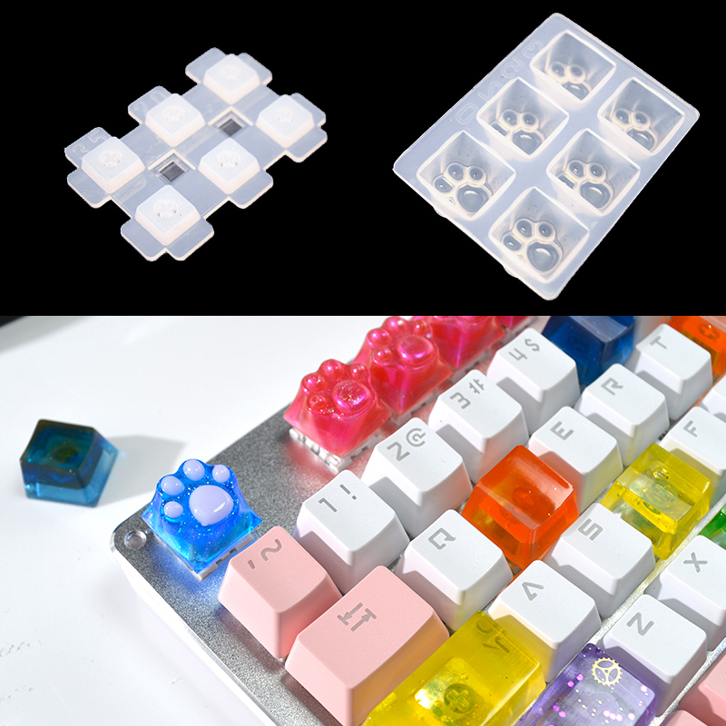 Key Cap Resin Mold Silicone Ke - Resin Art Equipment ulasan dan harga