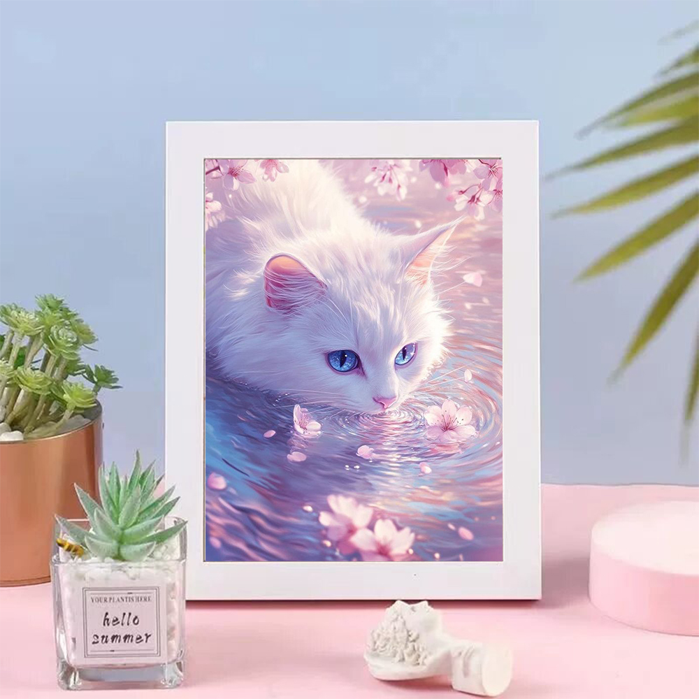 5D Diamond Painting Cat Lover  - Resin Art Wallpaper ulasan dan harga