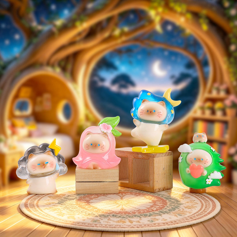 Cute Cat Weather Roaming littl - Resin Art Case ulasan dan harga